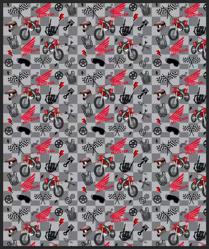 Honda Inspired Minky Blanket *PRE-ORDER* Ship mid Oct.