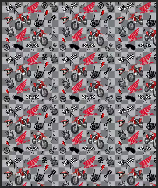 Honda Inspired Minky Blanket *PRE-ORDER* Ship mid Oct.