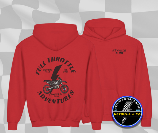 Full Throttle Adventures Youth Hoodie