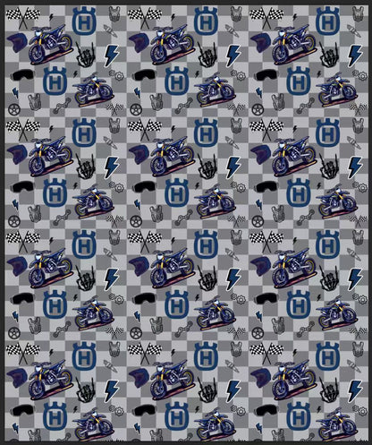 Husqvarna Inspired Minky Blanket *PRE-ORDER* Ship mid Oct.