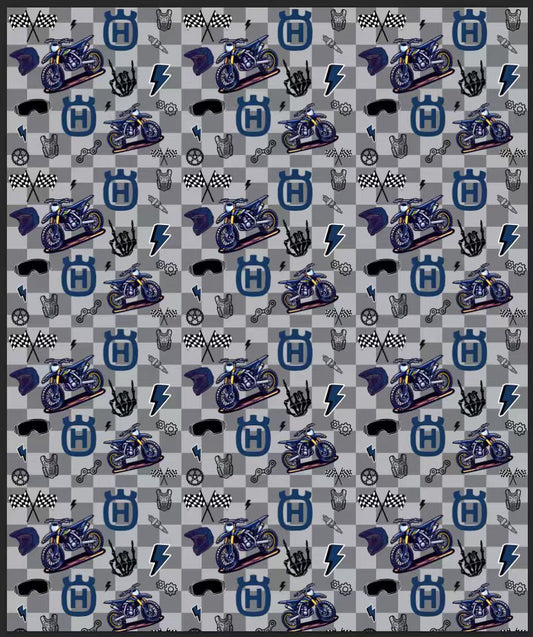 Husqvarna Inspired Minky Blanket *PRE-ORDER* Ship mid Oct.