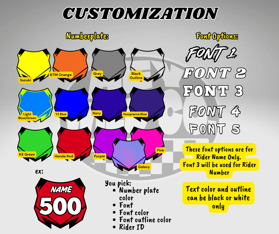 Custom Motocross Christmas Stocking