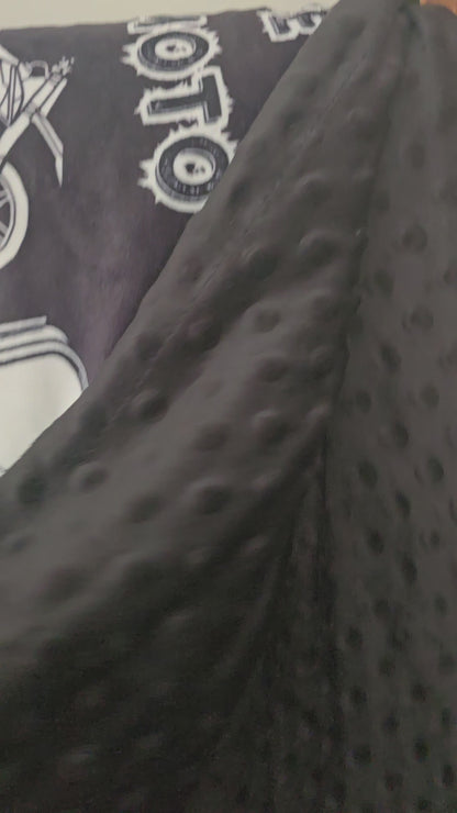 Moto 4 Life Minky Blanket *PRE-ORDER* Ship mid Oct.