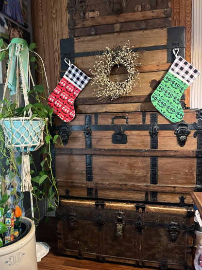 Custom Motocross Christmas Stocking
