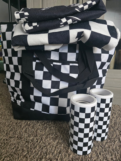 12oz Checker Can holder