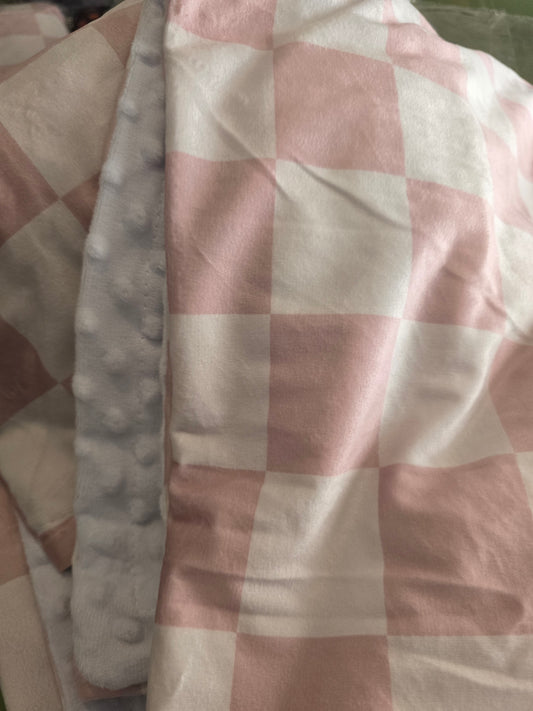 Soft Pink Minky Blanket