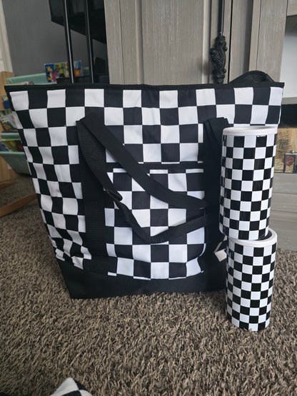 12oz Checker Can holder