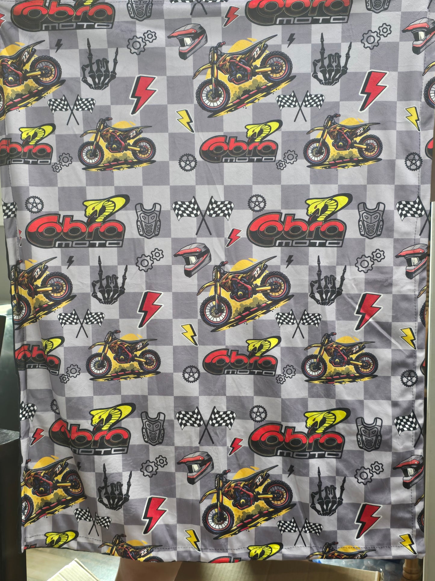 Cobra Inspired Minky Blanket