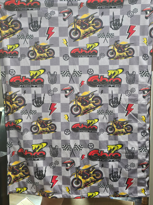 Cobra Inspired Minky Blanket [MISPRINT]