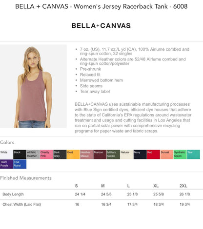 Mama Puff Checker Bolt Racerback Tank